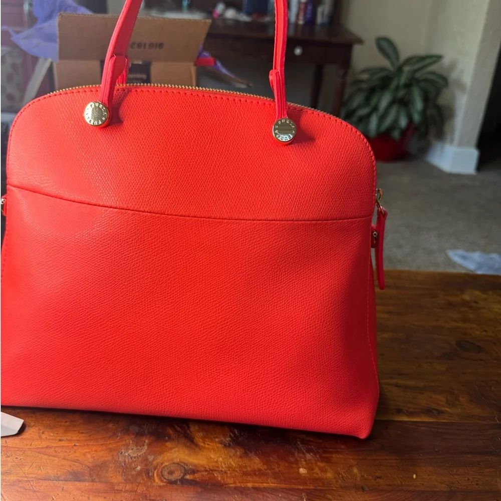 Furla Orange Crossbody 2 Way NWOT - Picture 2 of 12